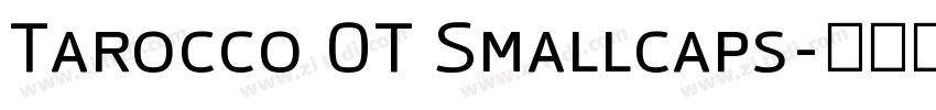 Tarocco OT Smallcaps字体转换